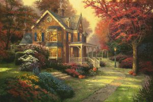 Victorian Autumn Autumn - Thomas Kinkade Studios